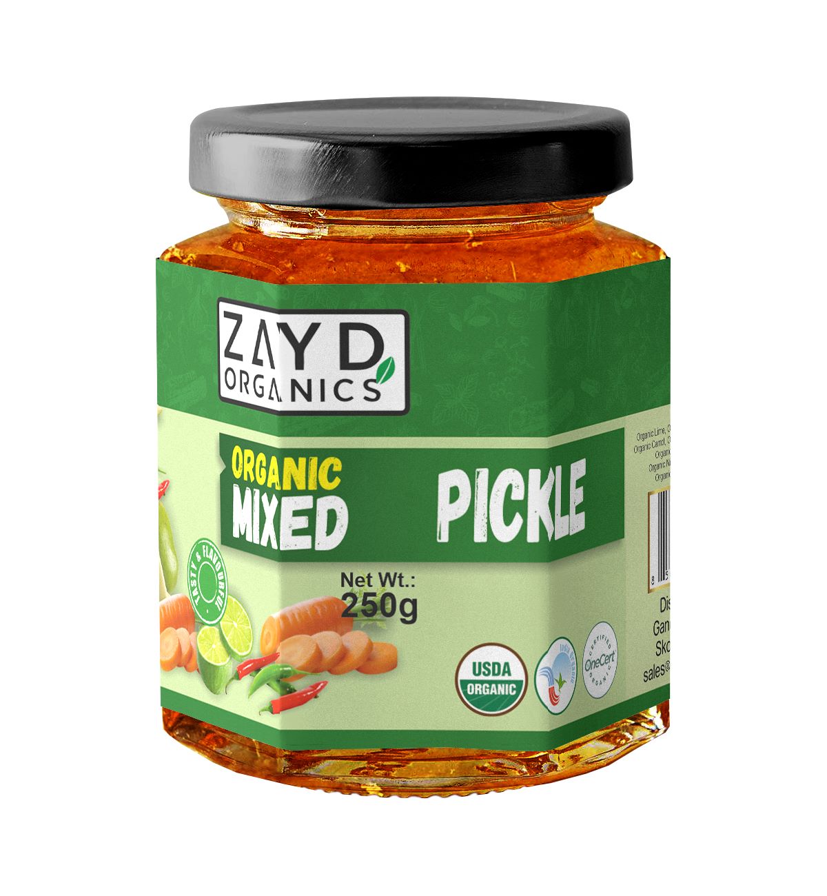 Zayd Organics Mix Pickle 10.5oz