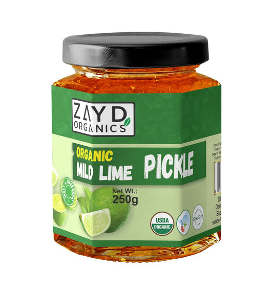 Zayd Organics Mild Lime Pickle 10.5oz